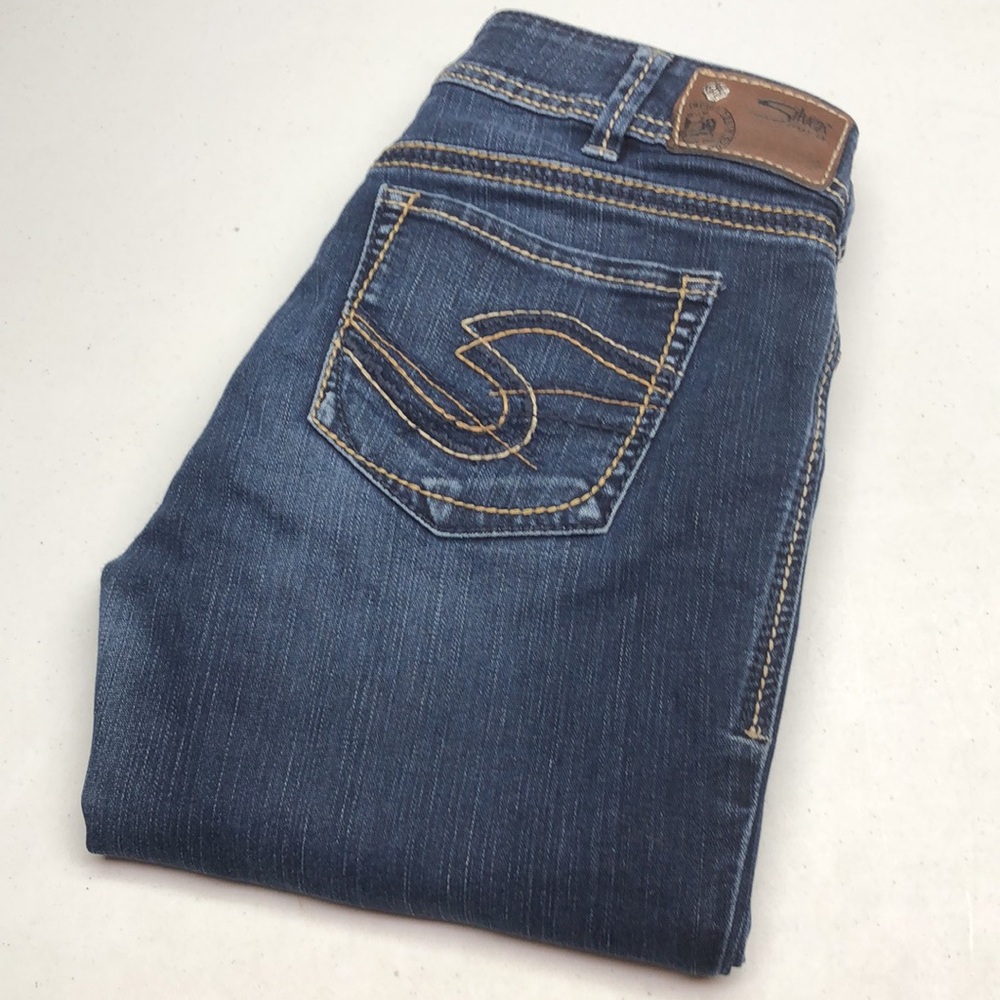 VINTAGE SILVER SUKI SLIM JEANS 31x31 ⭐️